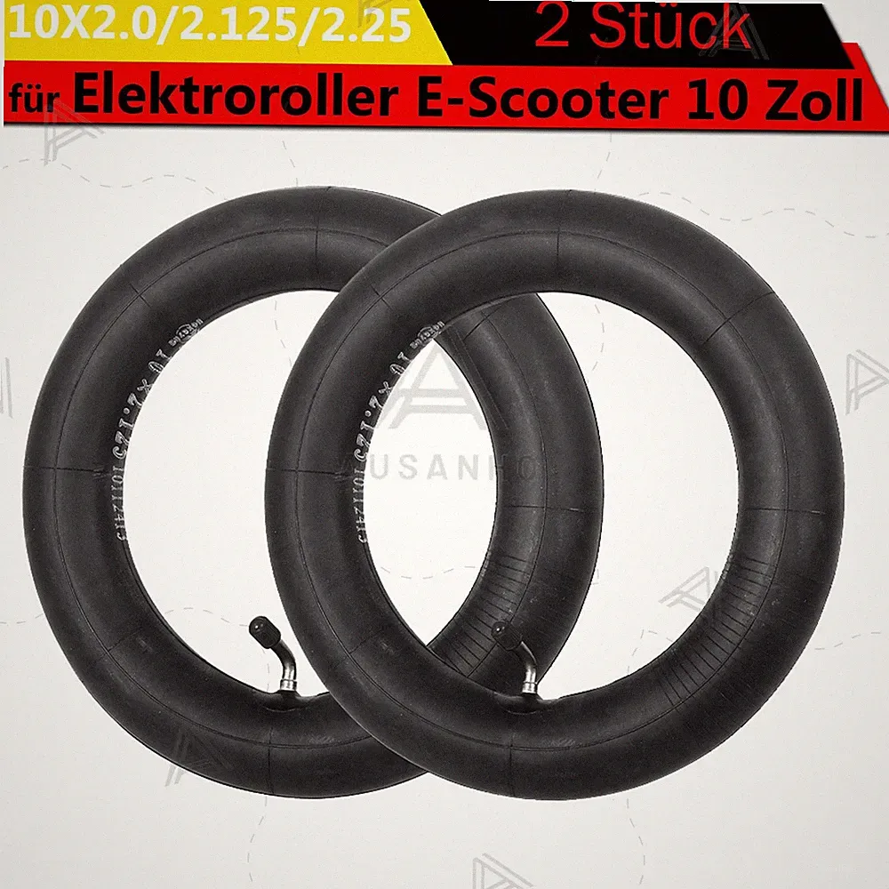 2x Reifen Innen Schlauch für Elektroroller E-Scooter 10x2.125/2.25/2.50 10 Zoll