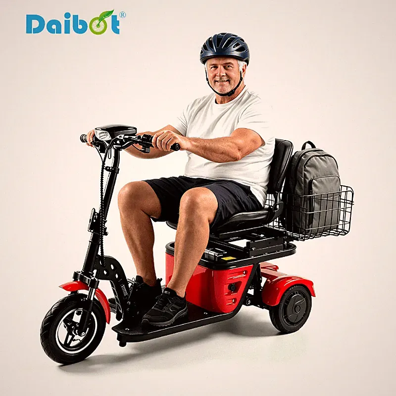 3-Rad Senioren Elektro Roller klappbar 500W Doppel-Motor 36V Akku Daibot