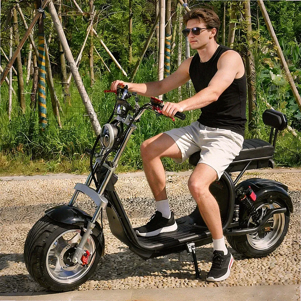 3000W Motor 45KM/70KM/H 18-Zoll-Fettreifen Elektroroller Max Last 250KG EEC COC