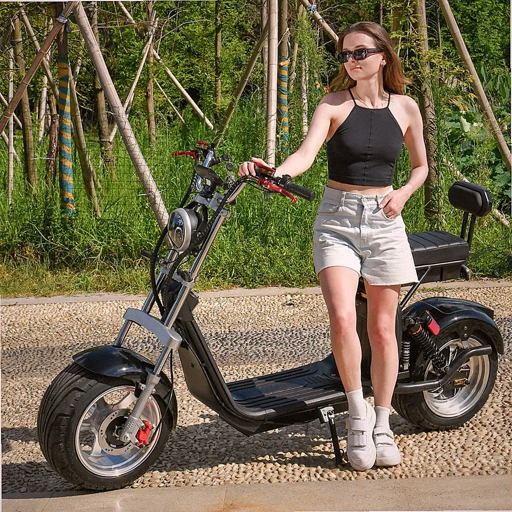 3000W Motor 45KM/70KM/H 18-Zoll-Fettreifen Elektroroller Max Last 250KG EEC COC