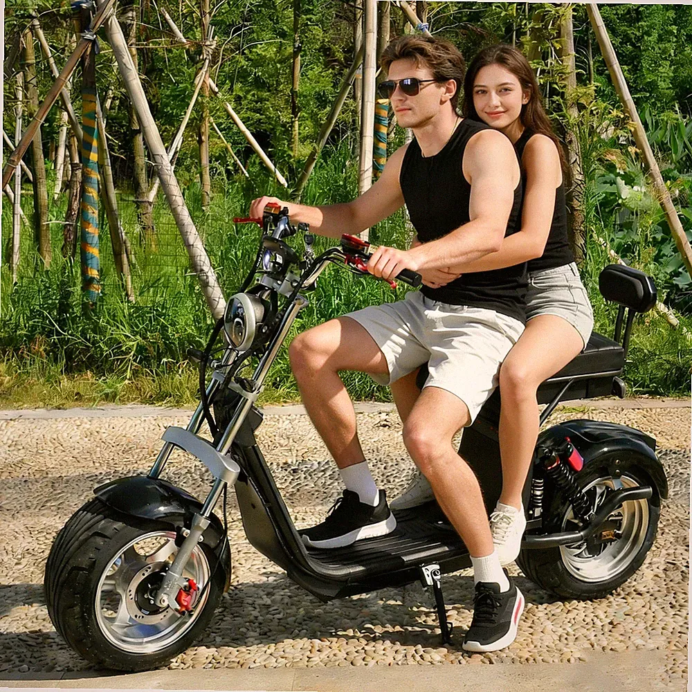 3000W Motor 45KM/70KM/H 18-Zoll-Fettreifen Elektroroller Max Last 250KG EEC COC