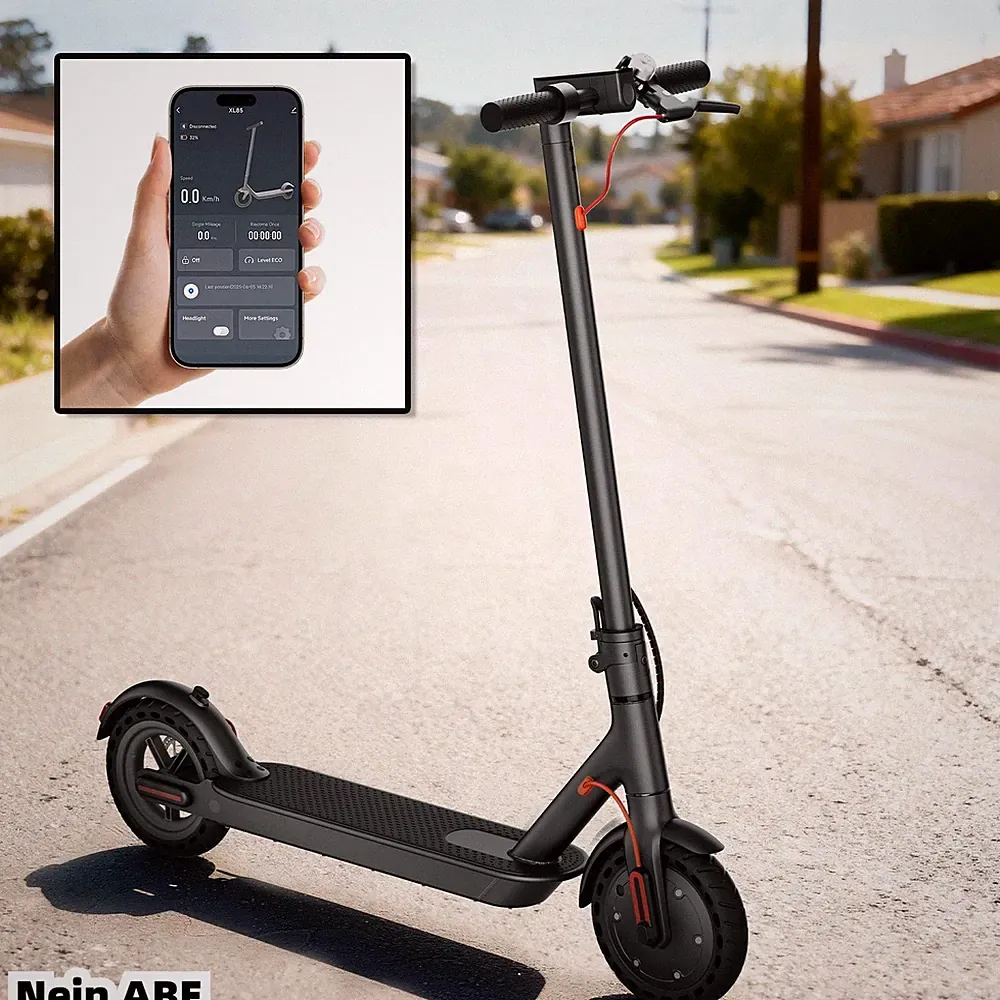 350W 8,5" E-Scooter Faltbar 7.8AH 30KM Elektroroller mit Doppelbremse Nein ABE