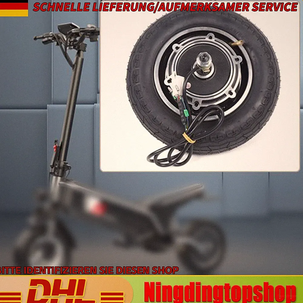 36 V 350 W 10 Zoll Radnabenmotor Elektroroller E-Fahrrad Nabenmotor Reifenmotor