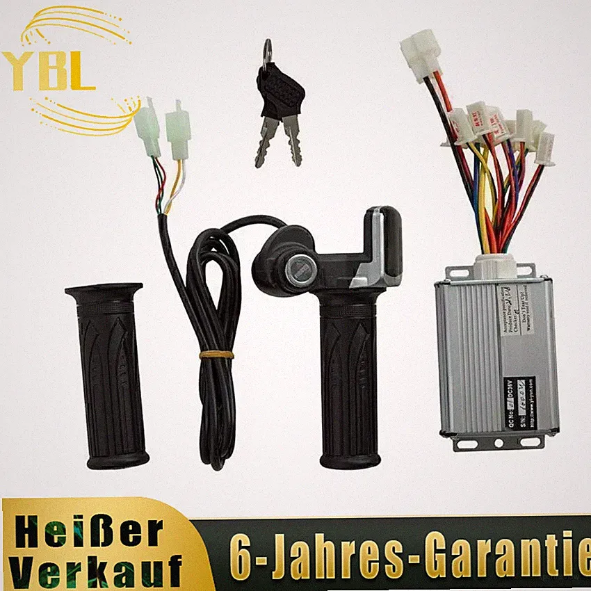36V 1000W Motor Bürsten Speed Controller Mit Gasgriff Für Elektrofahrrad Roller