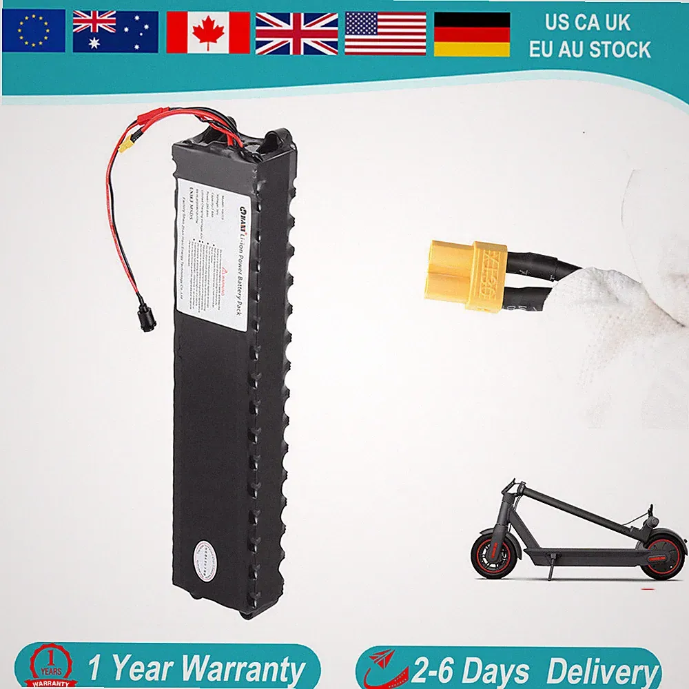 36V 7.8Ah E Bike Akku Mit BMS Li-Ion Elektroroller Batterien für E Scooter XT30