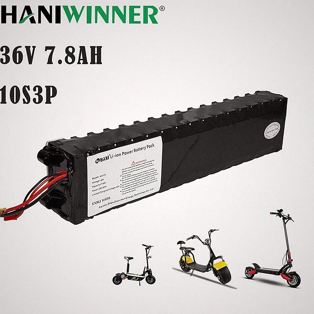 36v 7.8ah Wiederaufladbare Li-Ion 10s3p Akku für E Bike Elektro Roller Fahrrad