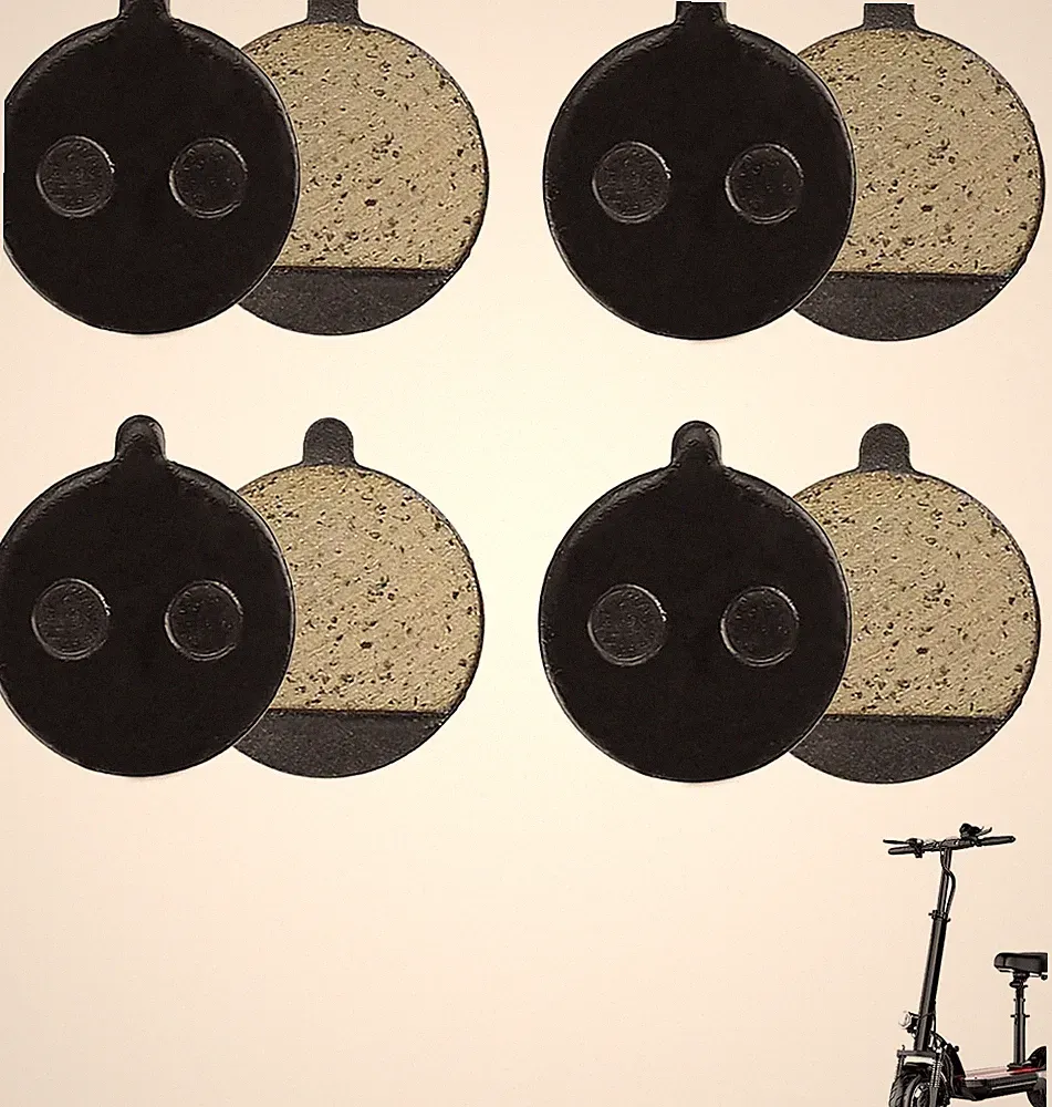 4 Paar Bremsbeläge E Scooter, Bremsscheibenbeläge Elektroroller für KUGOO M4 So