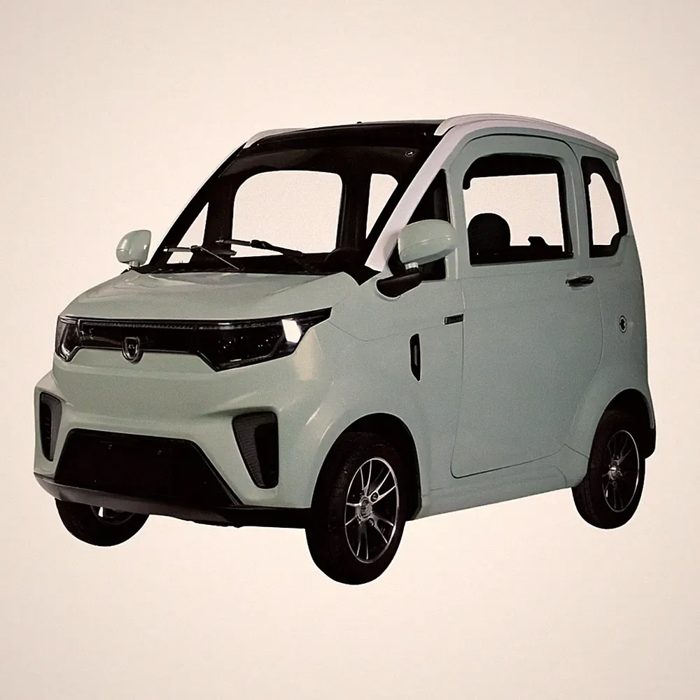 4-Rad Elektro Kabinenroller Microcar 2-Sitzer 45km/h 72V 100Ah Straßenzulassung
