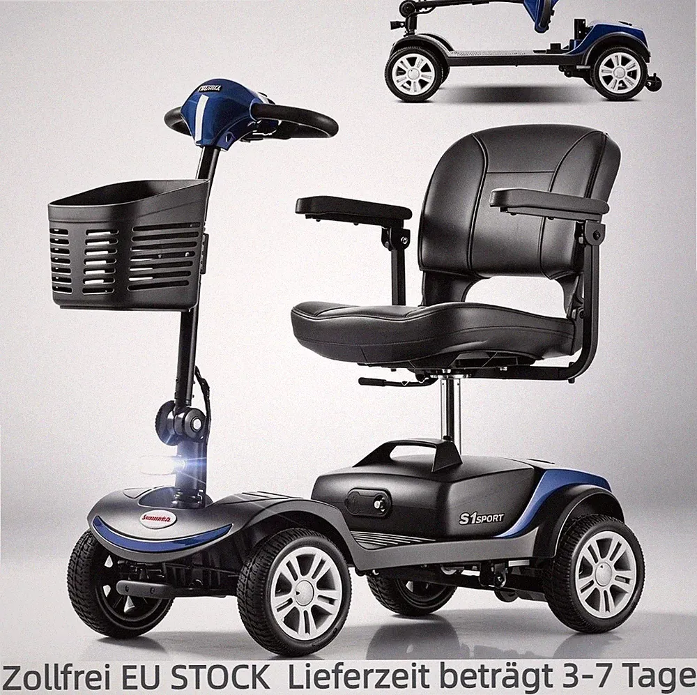 4-Rad Mobilitätsroller Serie Hochleistungs-Elektroroller einfach zu demontieren