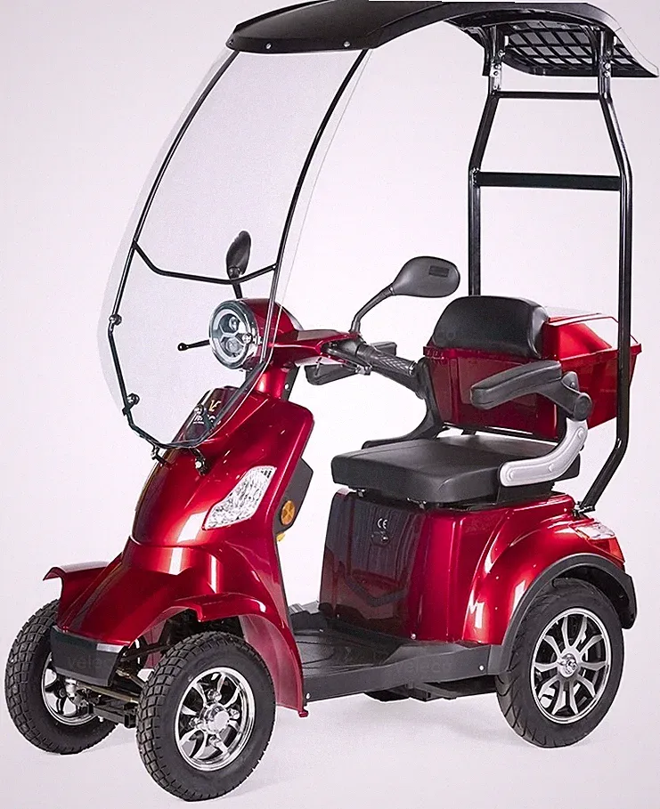 4-rädriger Elektromobil 1000 W Veleco schneller mit Verdeck