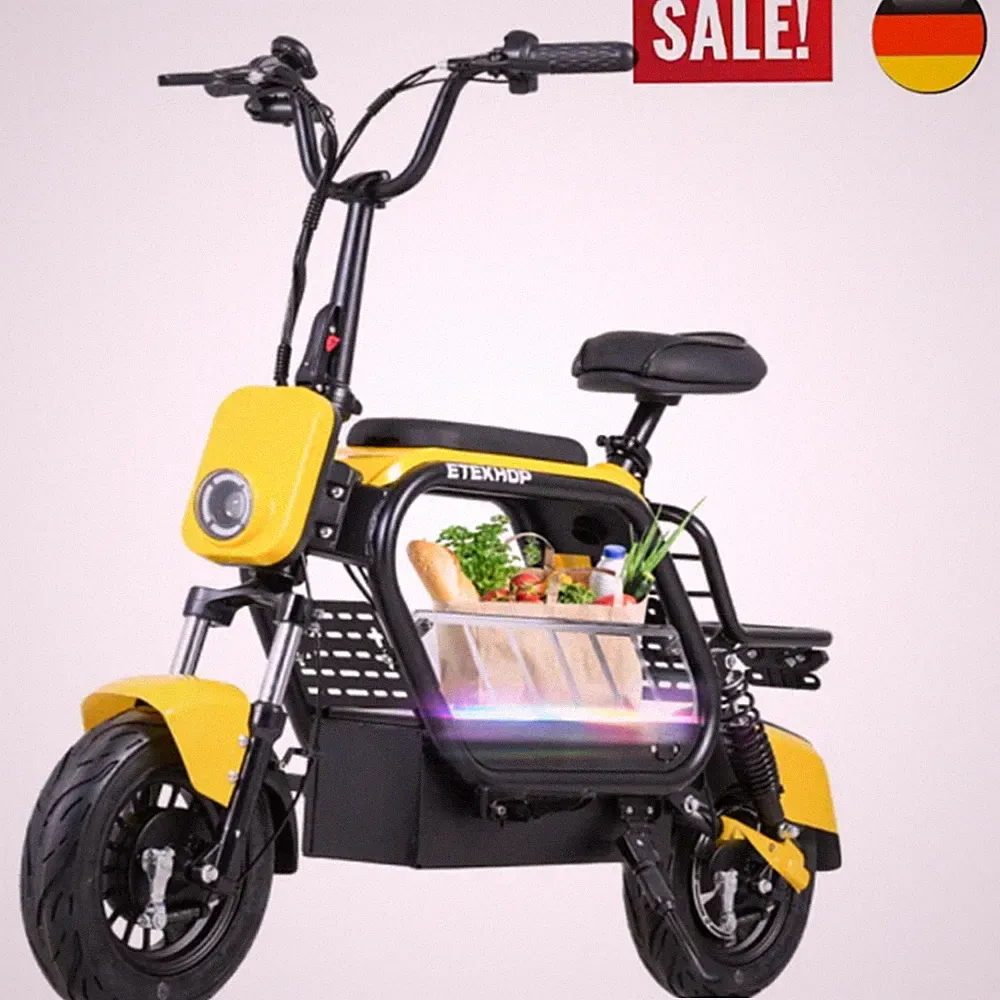 48V 20AH ElektroScooter Kinder 8-16 Jahren E bike Elektroroller 24Mph 800W Peak