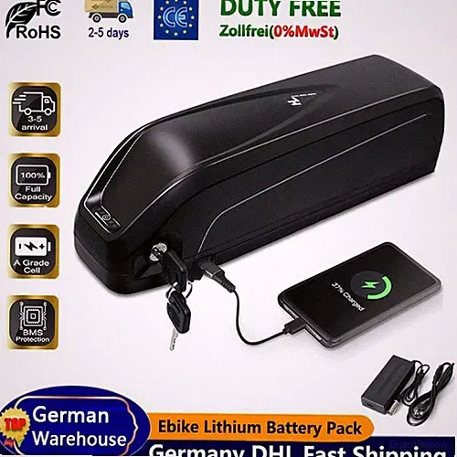 48V 36V 25Ah 20Ah Hailong Batterie E-bike Akku Elektrofahrrad für 0-2000W Motor