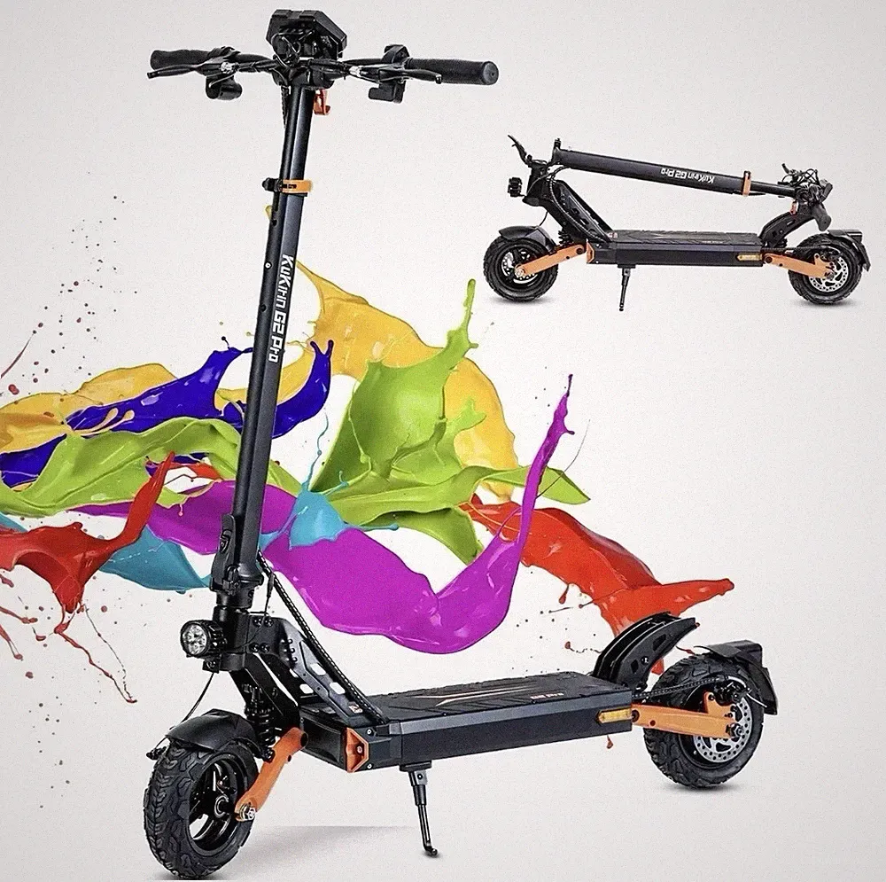 500W Elektroroller 9 Zoll Off-road Elektro-Scooter 15.6Ah E Roller Vollfederung