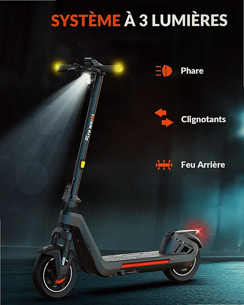 5TH WHEEL ES15 Elektroroller 500W 48V 13AH E-Roller 11" Off-road E-Scooter 25kmh