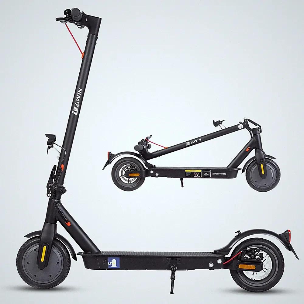 7.5AH Elektroroller mit ABE, 8,5" 20KM/h 350W E-Scooter Faltbar mit APP 36V E9