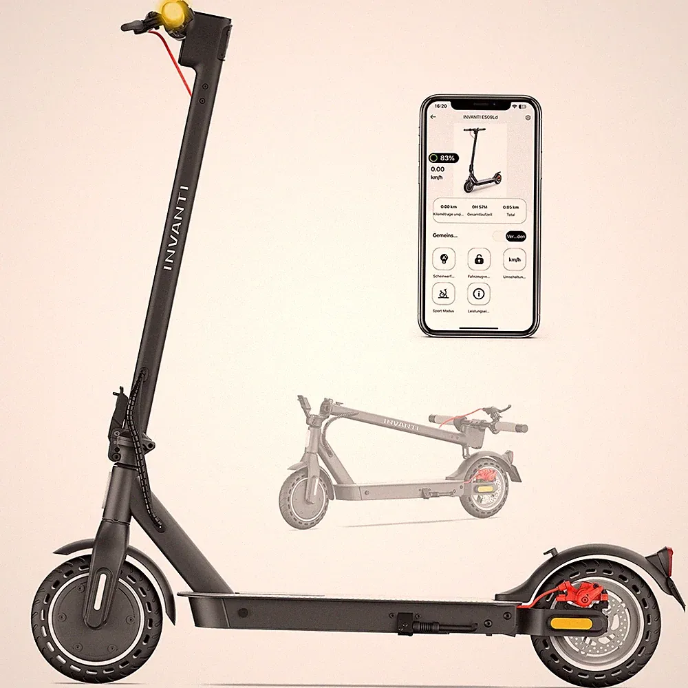 8,5'' E Scooter Mit Straßenzulassung Elektroroller 350W off-road E-Roller 30km