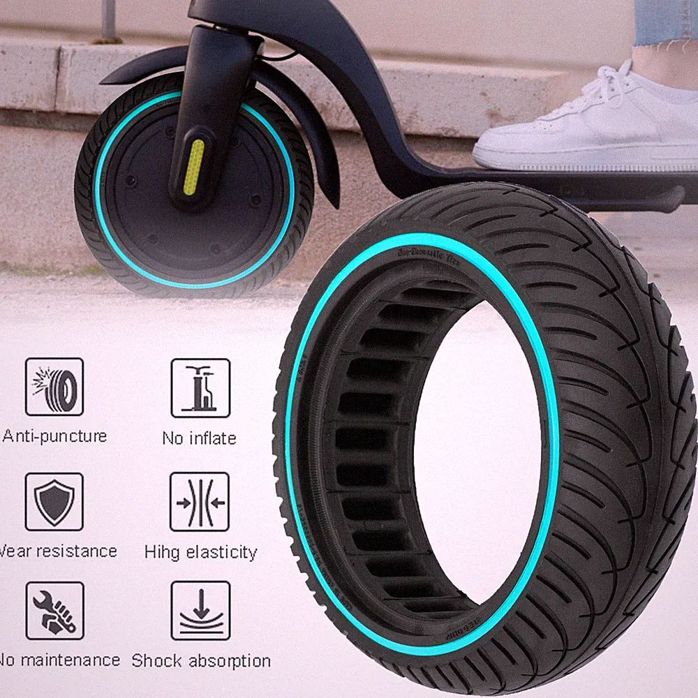 8,5 Zoll Elektroroller Vollgummireifen Pannensicherer E-Scooter Ersatz Reifen