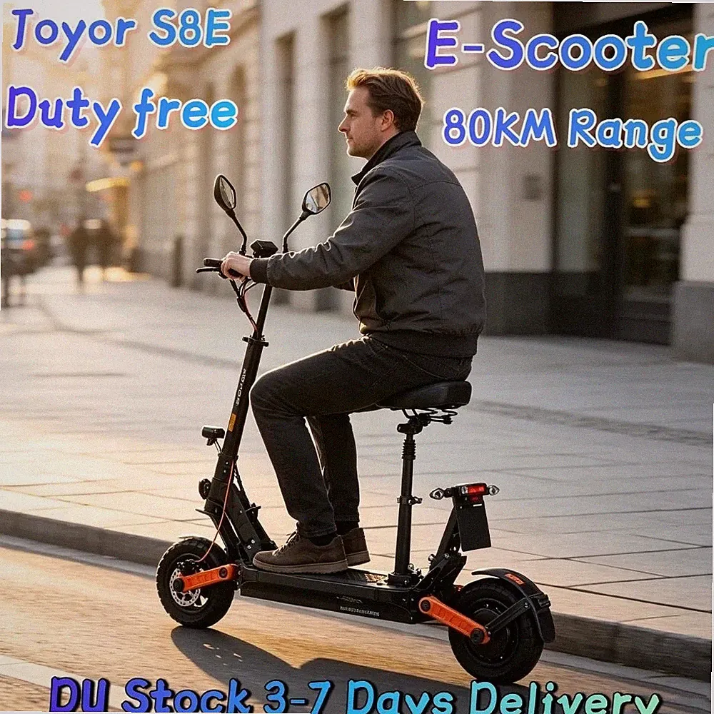 80KM E-Scooter mit Straßenzulassung 45km/h Elektroroller offroad NFC JOYOR S8E