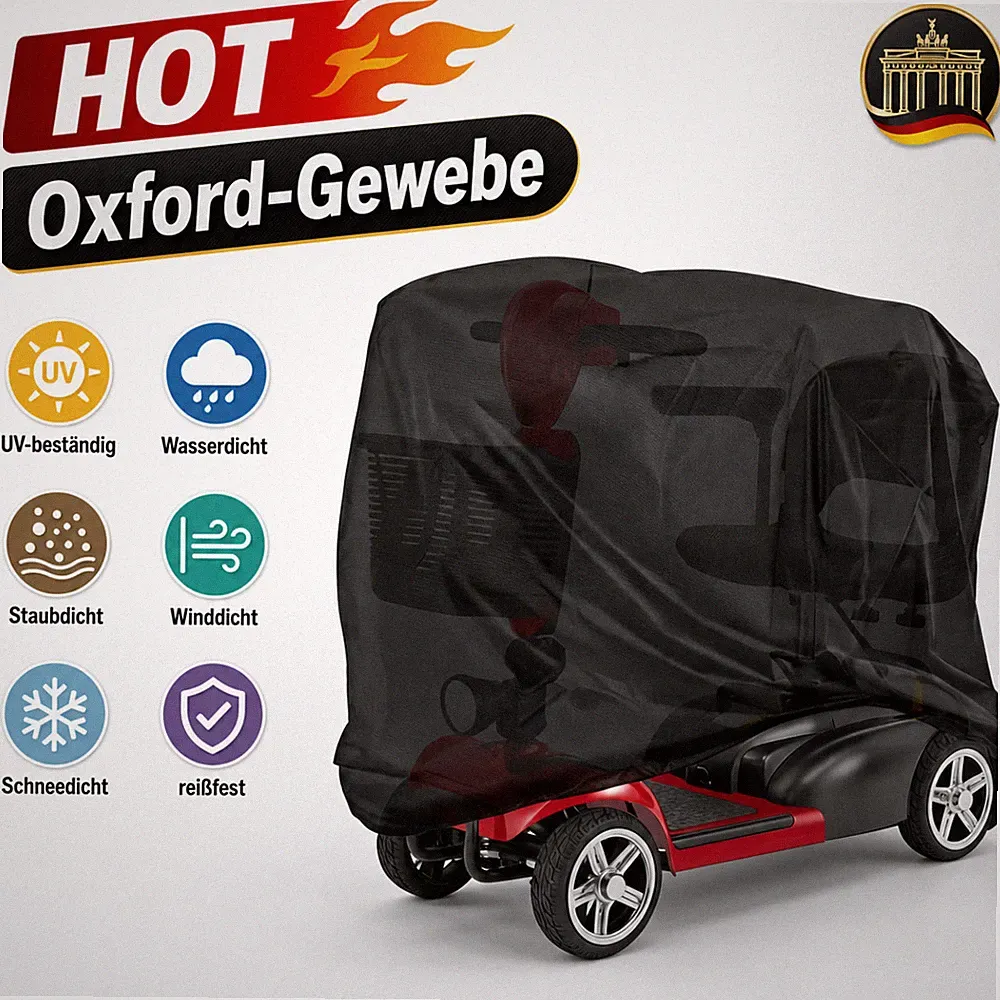 Abdeckhaube Wasserdicht Oxford-Stoff Elektromobil Mobilitätsroller mit Kordelzug
