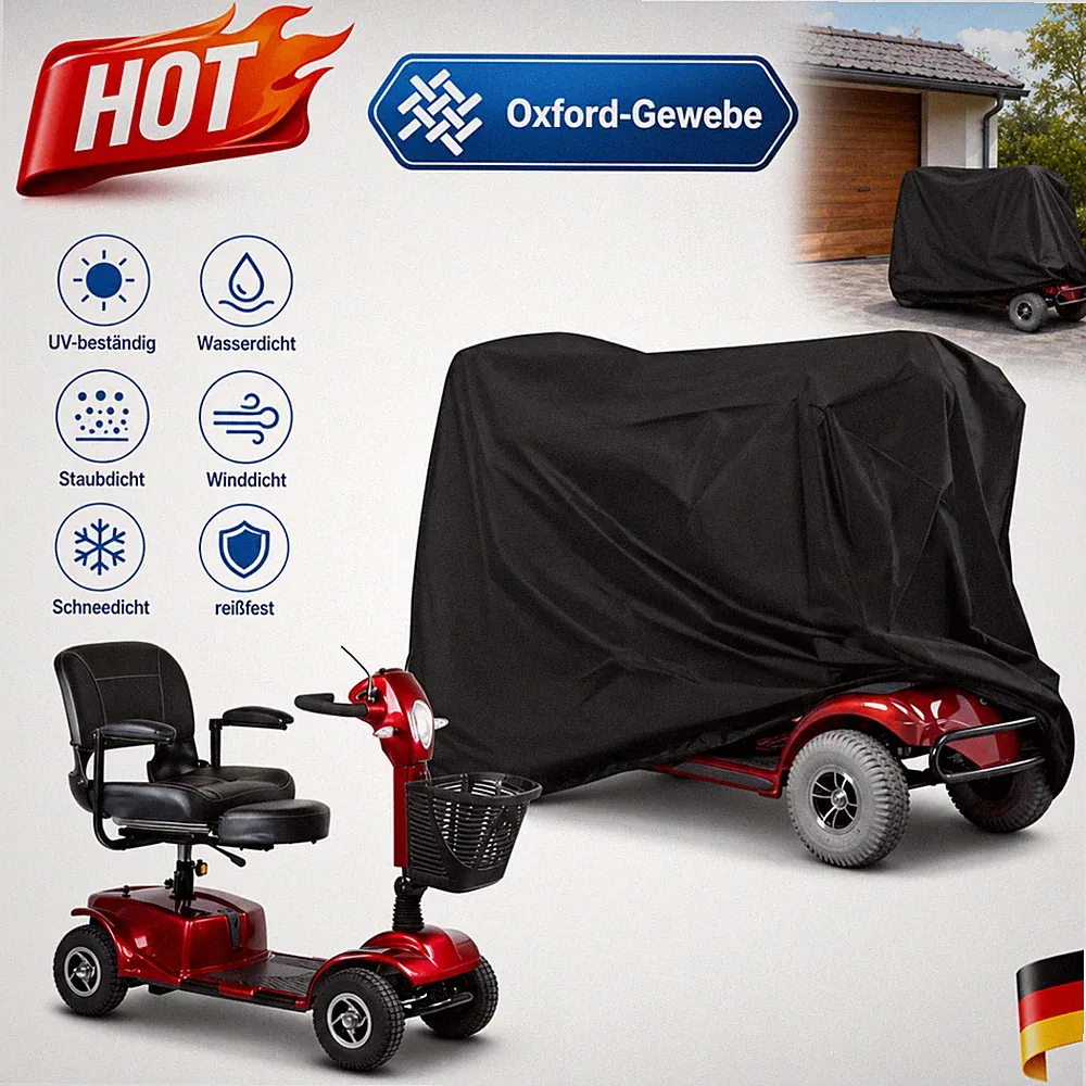 Abdeckhaube Wasserdicht Staubdicht Mobilitätsroller Rollstuhl Elektro-Scooter