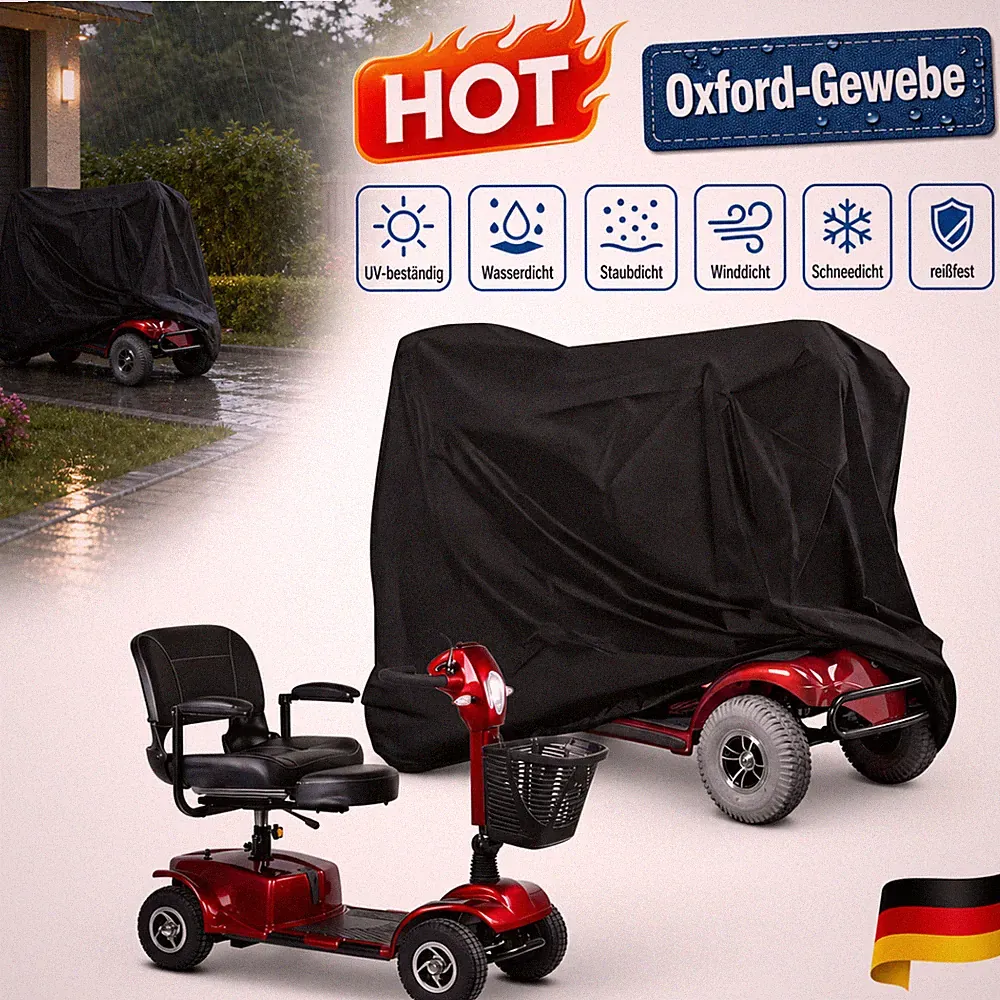 Abdeckplane Wasserdicht Oxford-Stoff Kordelzug Mobilitätsroller Seniorenmobil