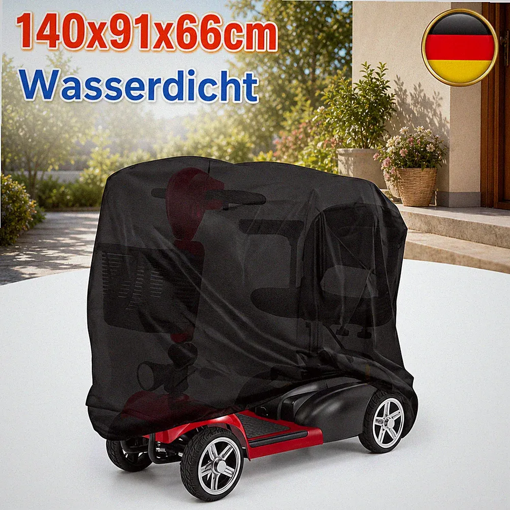 Abdeckplane Wasserdicht Oxford-Stoff Regenschutz Rollstuhl Elektrofahrzeug