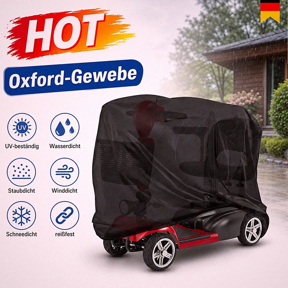 Abdeckplane Wasserdicht Staubdicht Elektro-Scooter Mobilitätsroller Rollstuhl