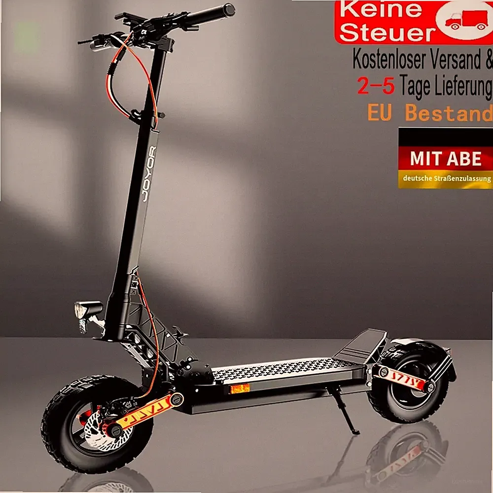 ABE E-Scooter mit Straßenzulassung Joyor S5 Elektroroller 120KG 45KM Offroad