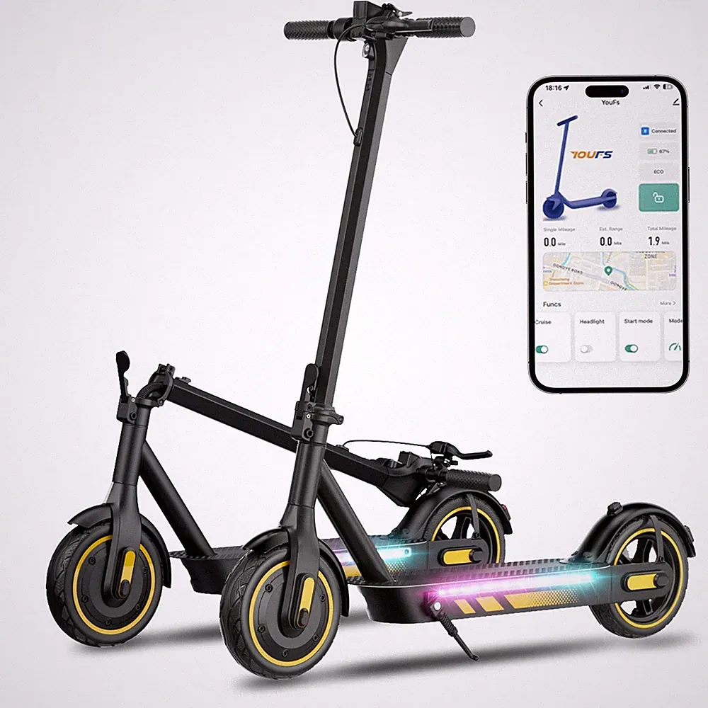 Adult E-Scooter Max 40 km/h 50 km Long Range Foldable Elektroroller 500W Motor