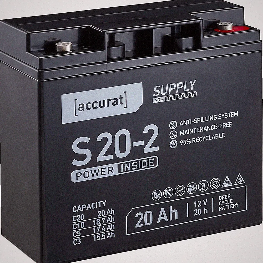 AGM Batterie 12V 20Ah Elektromobil Rollstuhl Seniorenmobil Elektroroller Akku
