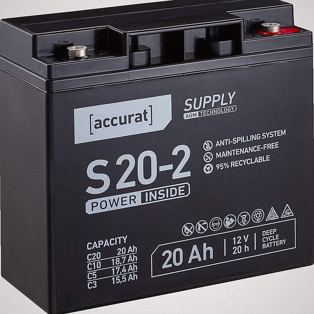 AGM Batterie 12V 20Ah Elektromobil Rollstuhl Seniorenmobil Elektroroller Akku