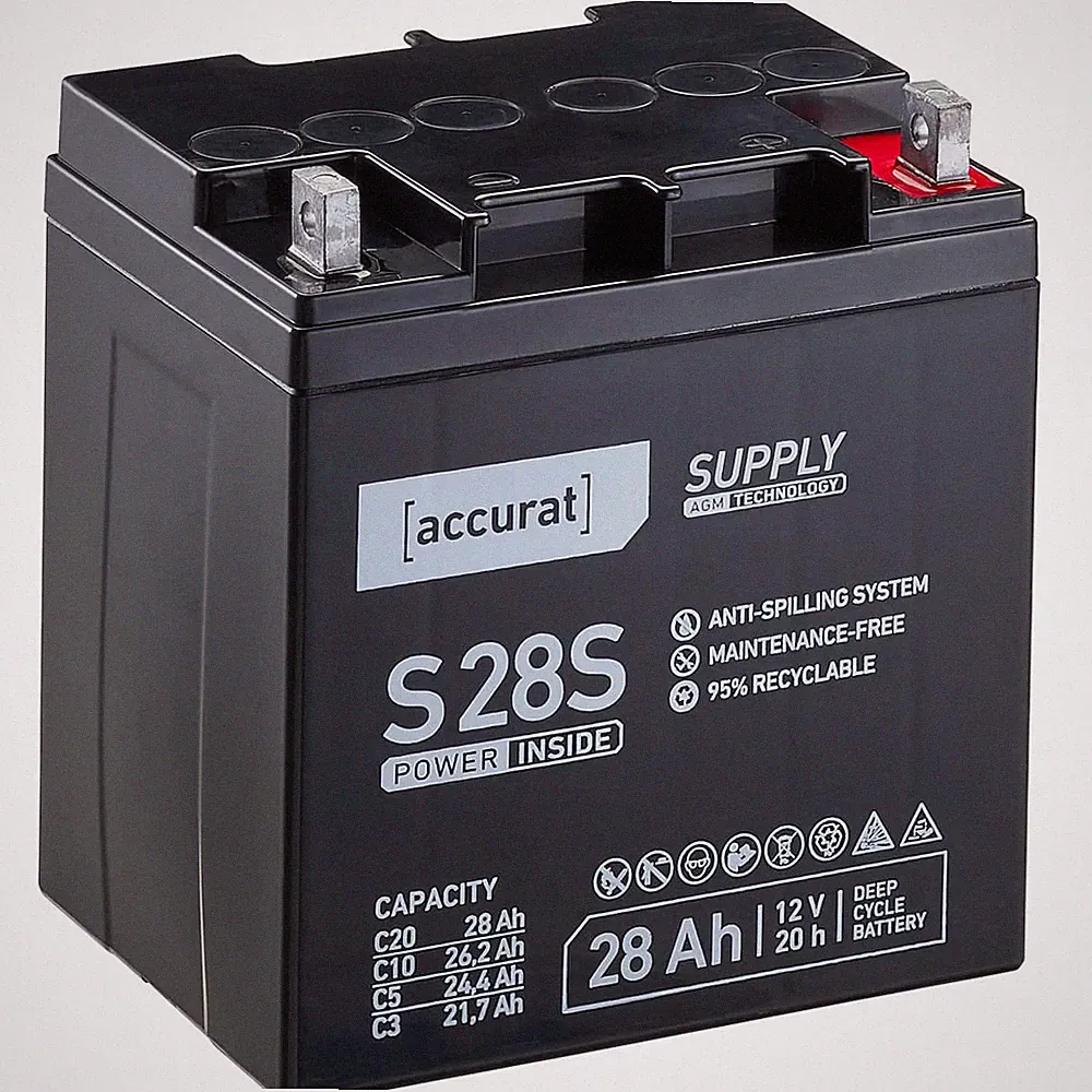 AGM Batterie 12V 28Ah Elektromobil Rollstuhl Seniorenmobil Elektroroller Akku