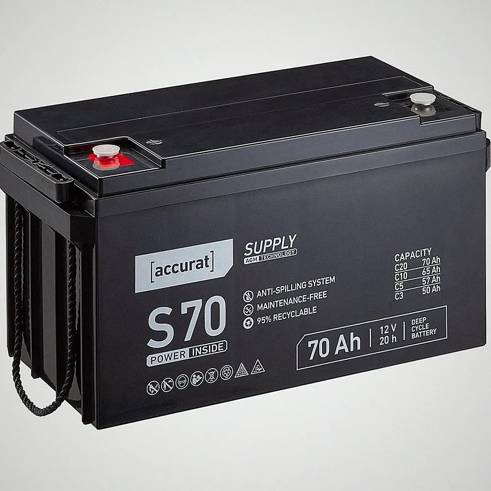 AGM Batterie 12V 70Ah Rollstuhl Elektromobil Seniorenmobil Elektroroller Akku