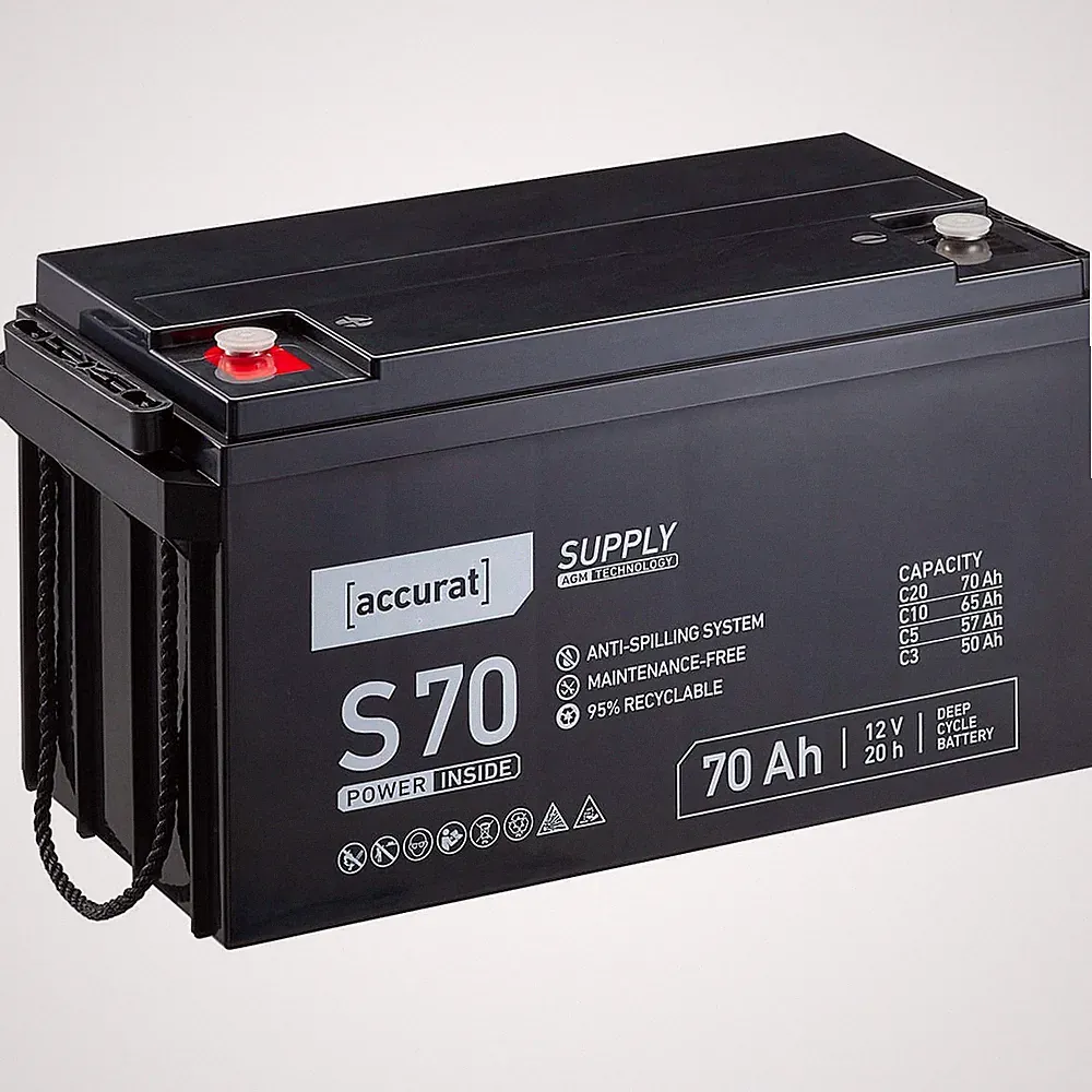 AGM Batterie 12V 70Ah Rollstuhl Elektromobil Seniorenmobil Elektroroller Akku