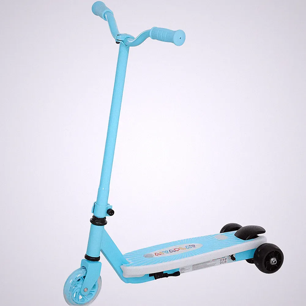 AIYAPLAY Elektroroller für Kinder von 4-7 Jahren, mit blinkenden LED-Leuchten