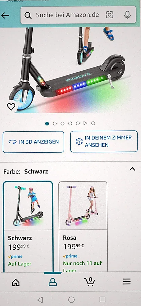 ALLMOVE 150W Elektroroller Kinder
