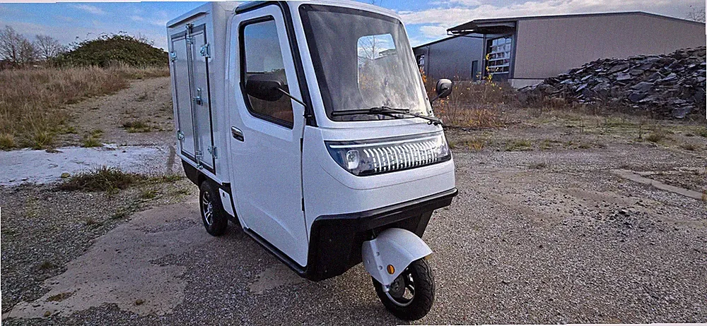 Bleile Bikes, E-Roller-Transporter, Lieferwagen, Cargo-Isolier Box, 45km/h