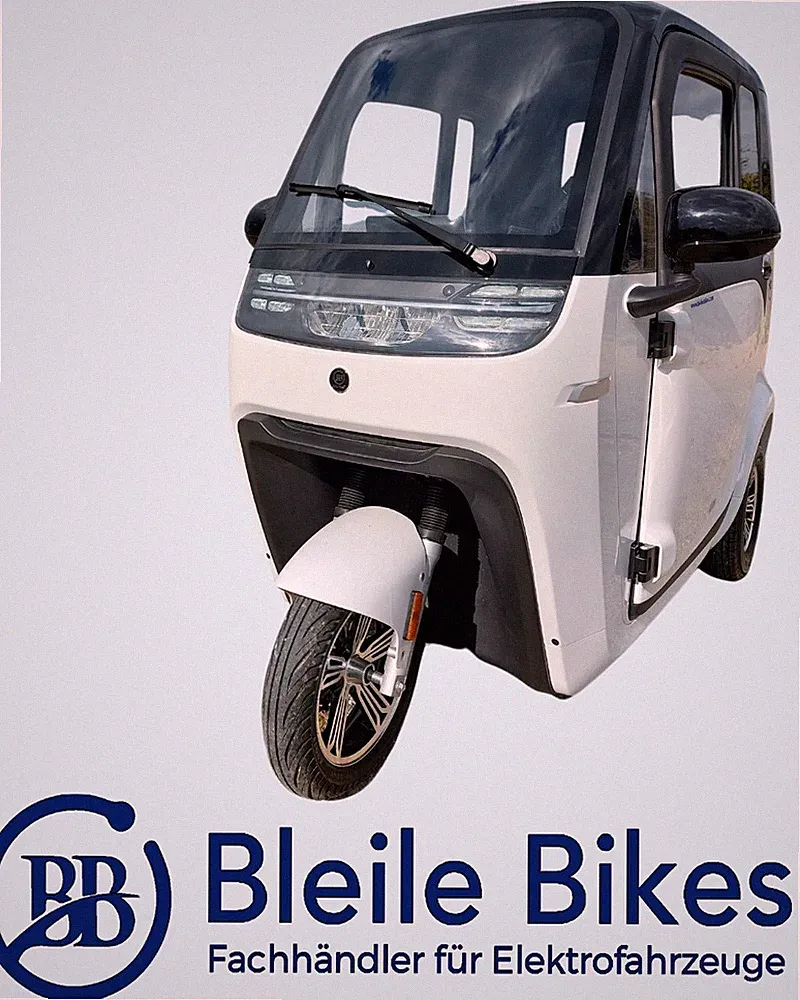 BleileBikes KYRA-3,Dreirad, Kabinenroller, E-Mobil,E-Roller 45kmh