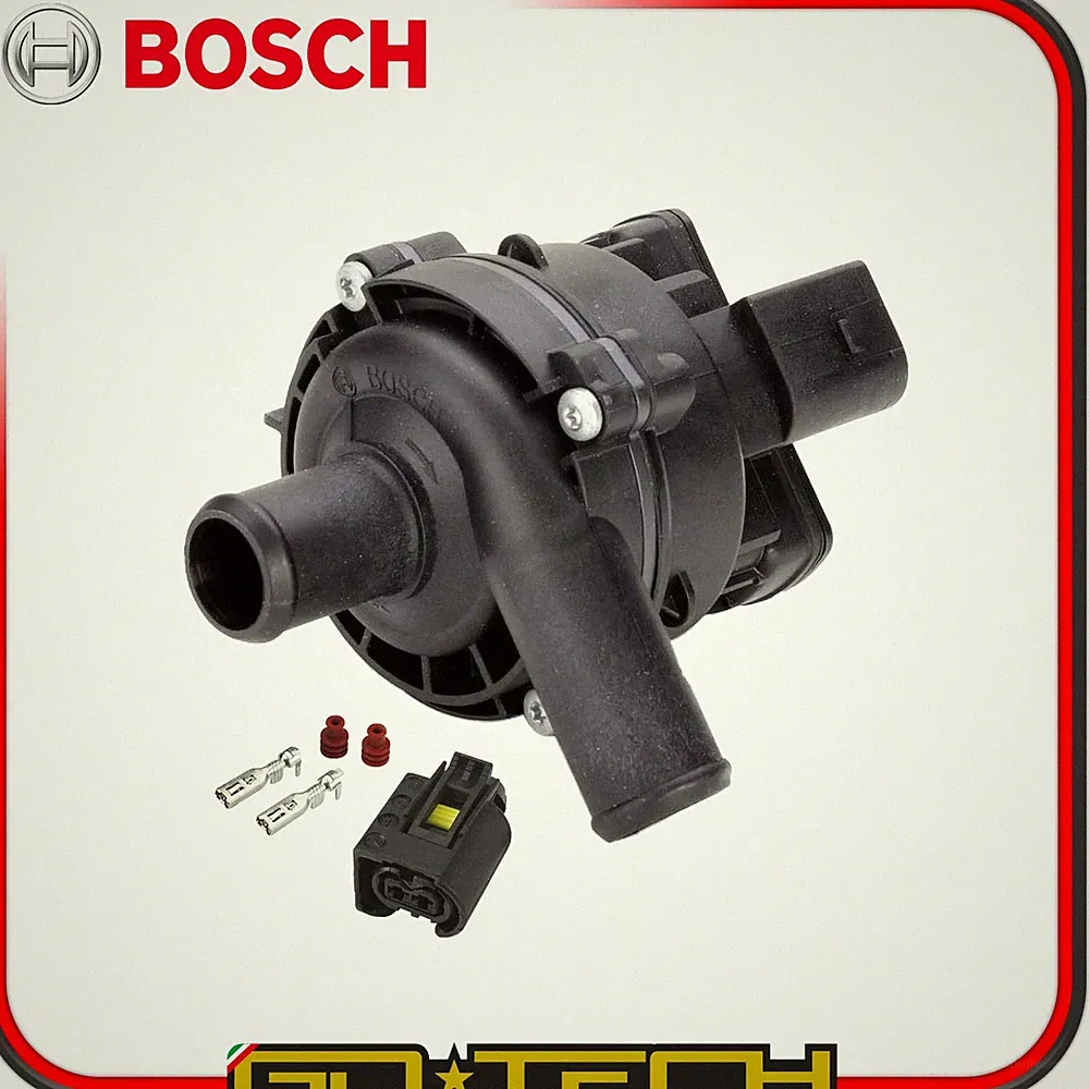 BOSCH ELEKTRISCHE WASSERPUMPE 12V SCOOTER MOTORRAD RACING H2O UNIVERSAL STECKER