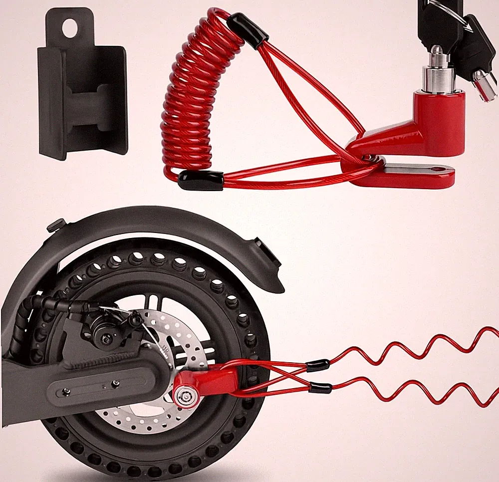 Bremsscheibenschloss Scheibenbremsschloss für Elektro Roller Diebstahl