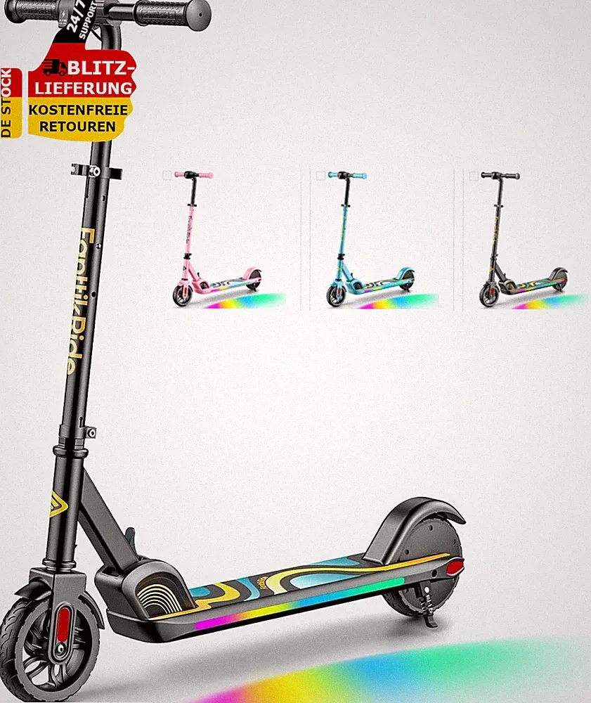 C9 Pro Elektroroller Für Kinder Ab 8 Jahren 8/12/16 Km/H, 8KM Reichweite Faltbar