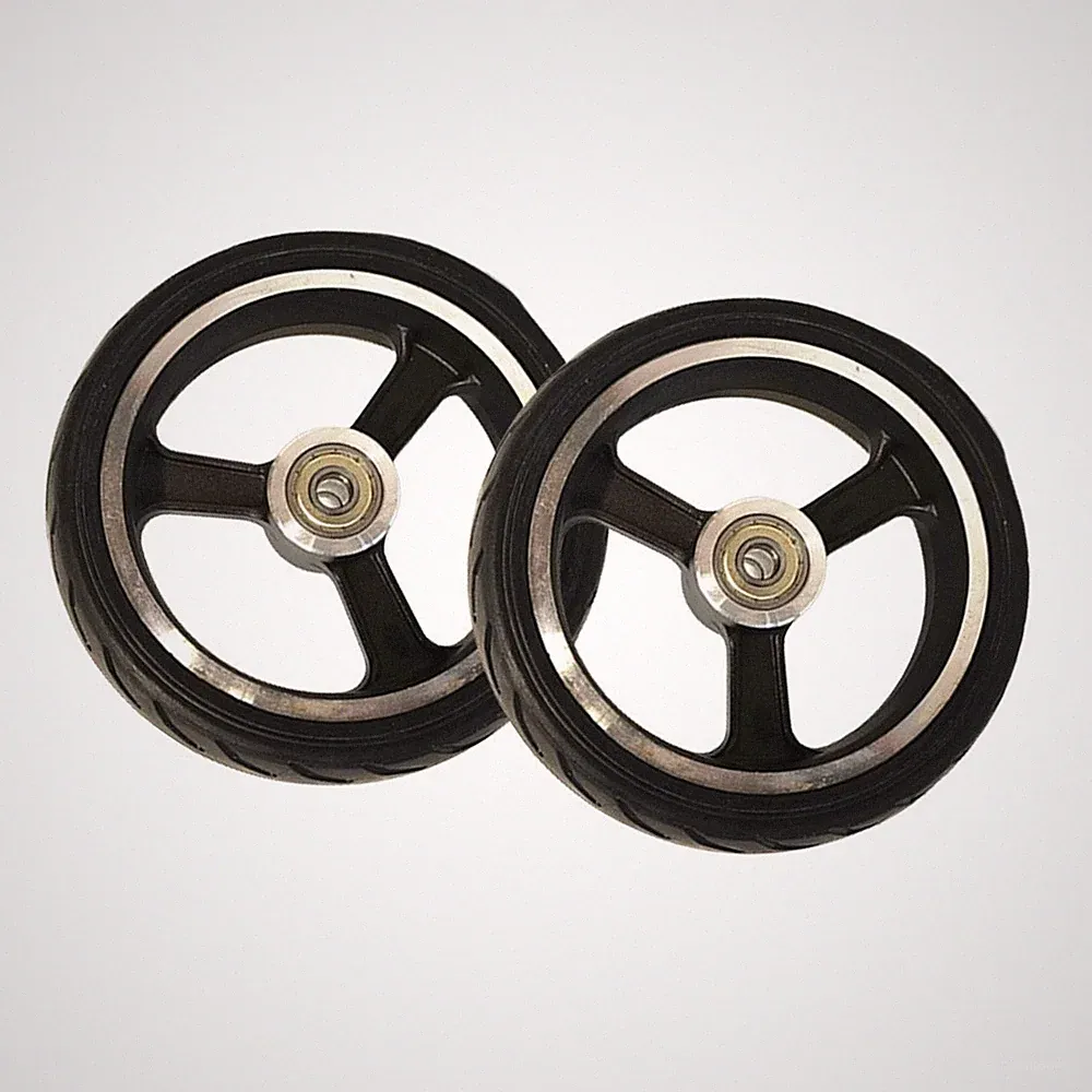 Carbon Fiber Solid Tire Wheel 5 5 for x 2 für M4 Pro Elektroroller – Schwarz