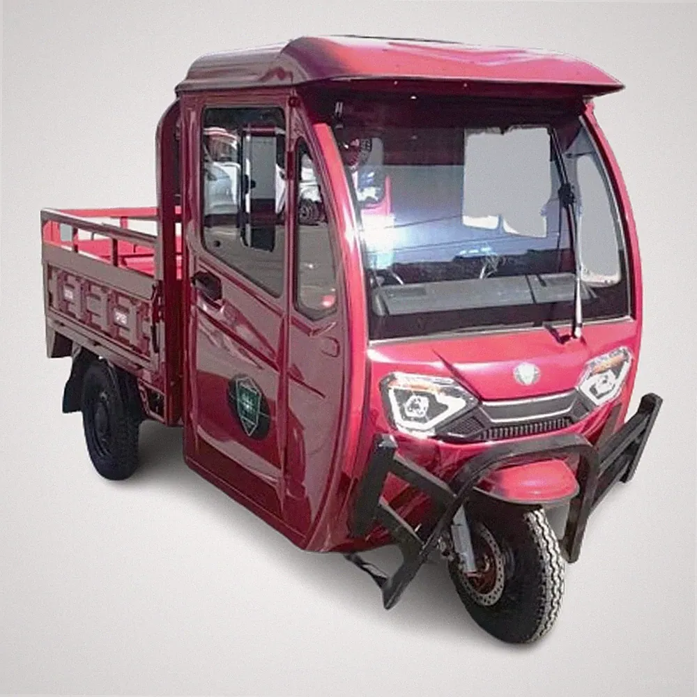Cargo Volt XXL 3900W 40kmh 72V 80Ah L2E Elektro Lasten-Dreirad Kabinenroller Rot