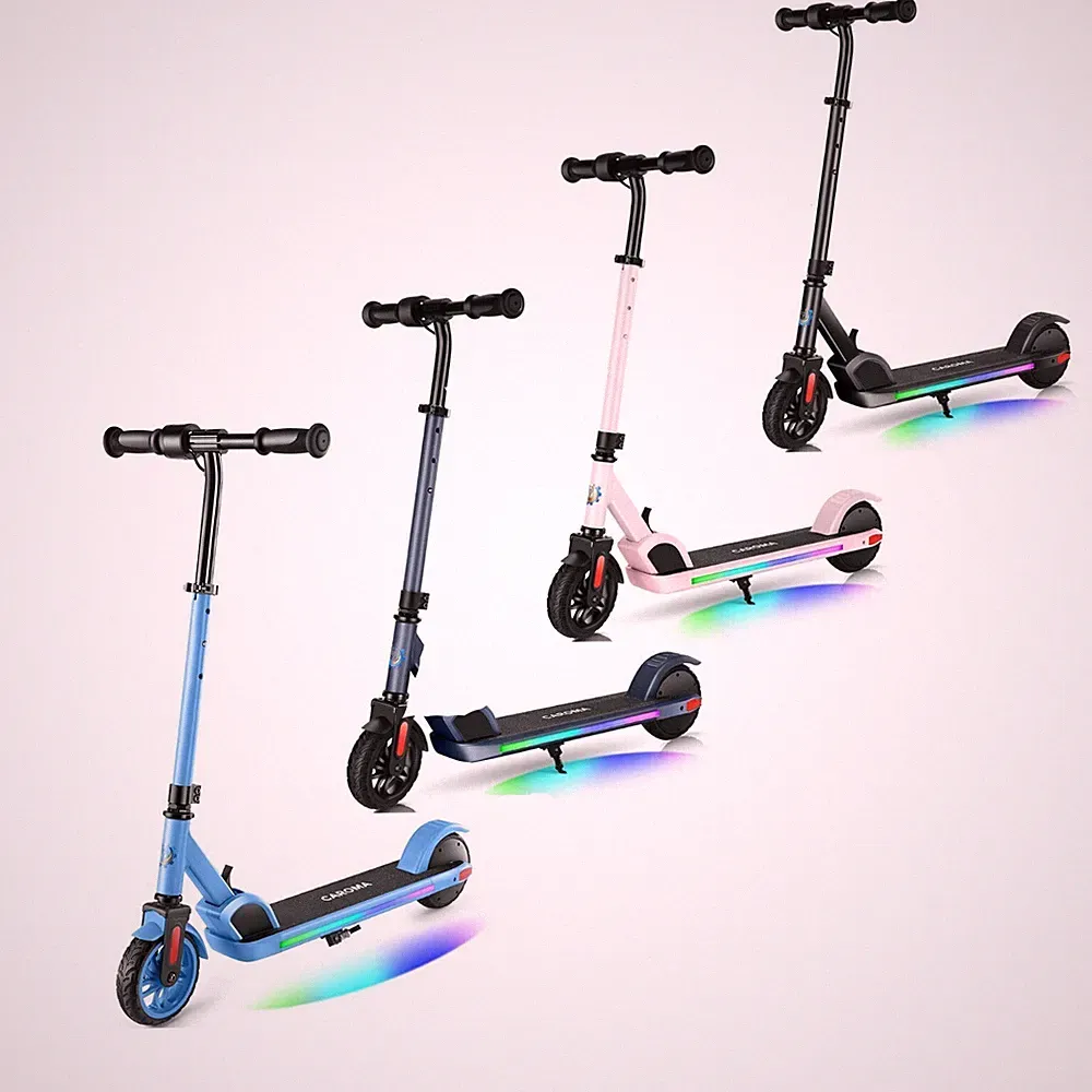 Caroma E Scooter Kinder Elektro Roller LED Display Faltbar E-Roller 150W