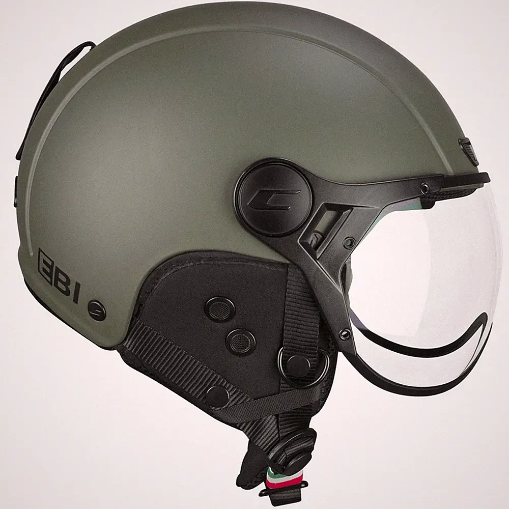 CGM 801A EBI Mono Fahrrad Ski Helm E-Bike 1 Stück Grün Matt HTP