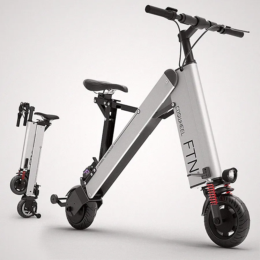 Coswheel 36v/350w Zwei Rad 10in. Tragbar Faltbar Gelände Elektroroller
