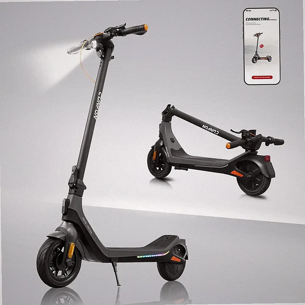 CUNFON RS300 E-Scooter 650W 10,4Ah Elektroroller 10" Off-road E-roller 30 km/h