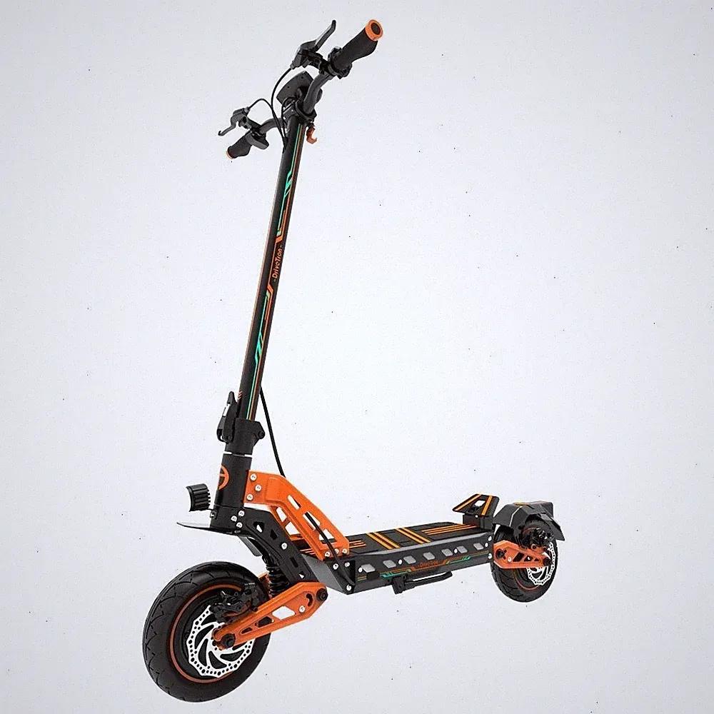 DriveTron DT10 Elektroroller 48V 20.8Ah 75KM 10 ZOLL Klappbar E-Scooter 120 kg