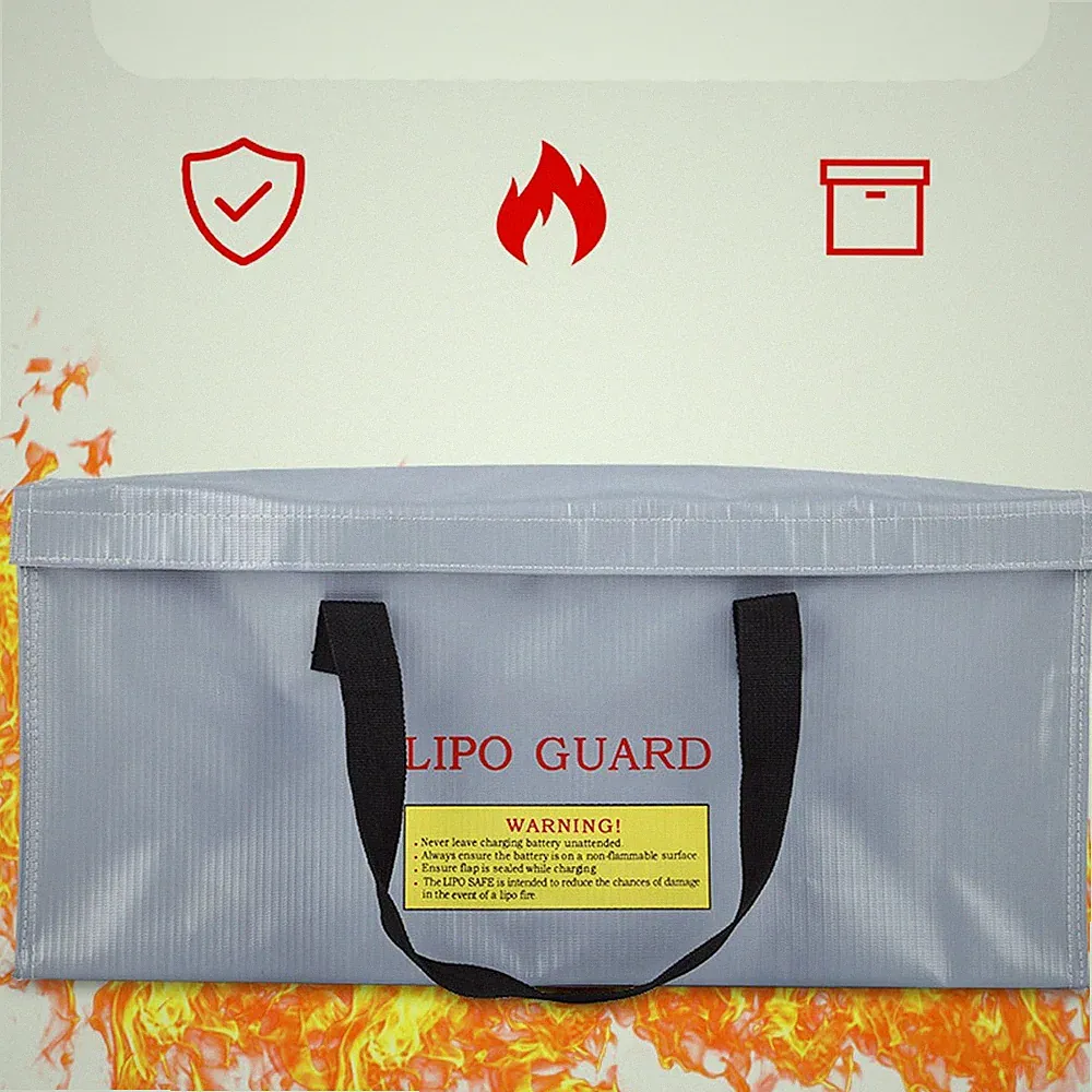 E-Bike Ebike Pedelec Rad Akku Batterie Tasche Feuerfest Lagerung Transport DE