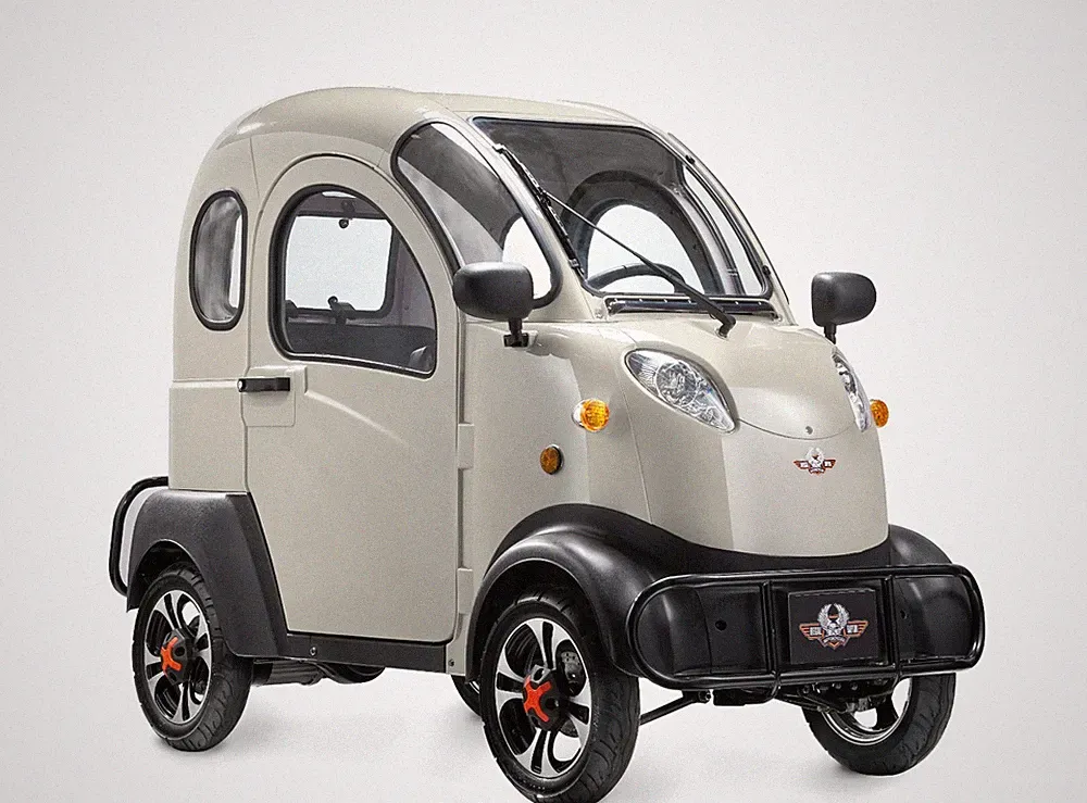 E-CAR V-MAX 40 2.5kW Vier Rad 45 Km/h 72V 58AH Vollkabine Senioren Transporter
